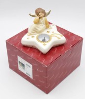 Auktion 347<br>Teelichthalter, Goebel Weihnacht, orig. Karton, H-11cm D-14cm.