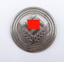 RAD-Abzeichen der weiblichen Jugend in Silber für Kameradschaftsälteste (3 Ränder), Rückseite "40 U RAD"