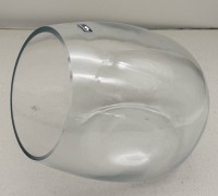 Auktion 373<br>gr. Tresen-Bonbonglas oder &auml;hnliches von Leonardo, H-24 cm, L-28 cm