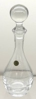 Auktion 373 / Los 10015 <br>hohe Kristall-Karaffe "Villeroy&amp;Boch" handmade, H-35 cm, St&ouml;psel original?