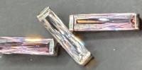 Auktion 373<br>Silber-925- Anh&auml;nger mit 2x lila, 1x hellblauen Stein, L-4,7 cm, 8,6 gr