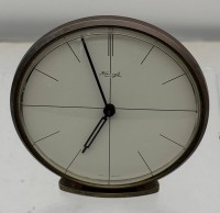 Auktion 373<br>Art Deko "Kienzle" Tischuhr, Messinggeh&auml;use, Werk l&auml;uft, H-11 cm