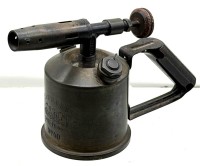 Auktion 373<br>kl. L&ouml;tlampe, Messing "Express" France, H-12,5 cm