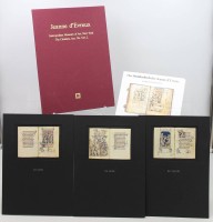 Auktion 373 / Los 5020 <br>3 Faksimile Drucke aus dem Stundenbuch des Jeanns d. Evreux