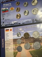 Auktion 373 / Los 6020 <br>8x div. M&uuml;nzs&auml;tze in Blister, 2x DDR, Bulgarien, Kroatien, China, Ozeanien-Solomon Islands-Malaysia, Kambodscha