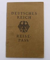 Auktion 373 / Los 6032 <br>Ein Reisepass aus dem deutschen Reich von 1925 .