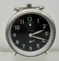 Auktion 373<br>Vintage Blechwecker von Kienzle, Werk l&auml;uft, H-10 cm