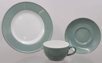 Auktion 373<br>Gedeck Dibbern ,, solid Color ''  3 teilig Gr&uuml;n .
