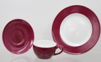 Auktion 373<br>Gedeck Dibbern ,, solid Color ''  3 teilig Violett .