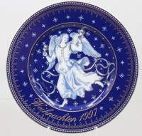Auktion 373<br>Hutschenreuther Weihnachtsteller von 1997 