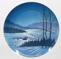 Auktion 373<br>Rosenthal Weihnachtsteller von1963  "Stille Nacht".