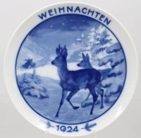 Auktion 373<br>Rosenthal Weihnachtsteller von  1924,