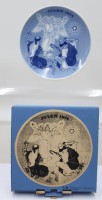 Auktion 373<br>Porsgrund-Weihnachtsteller von 1974 ,, die Hirten ''