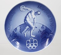 Auktion 373<br>Gedenkteller von Royal Copenhagen - Olympiade Montreal 1976 