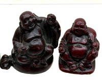 Auktion 373 / Los 15507 <br>2x kl. Buddhafiguren, wohl Japan? H-3,5 und 4,5 cm