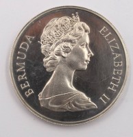 Auktion 373 / Los 6050 <br>One Dollar 1972, Bermuda, Silberhochzeit, Silber, 28,8 Gramm