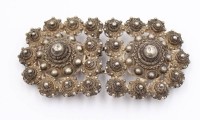 Auktion 373 / Los 11016 <br>traditionelle Trachtenschmuck-Schlie&szlig;e "Zeeuwse Knoop" aus den Niederlanden .