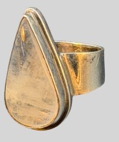 Auktion 373<br>Silberring-925- mit Mondstein, RG 55, 6,5 gr.