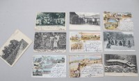 Auktion 373<br>eine Konvolut von 10 historischen Ansichtskarten wohl Kolonialgeschichte .