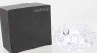 Auktion 373 / Los 10028 <br>Orrefors  Votivkerzenhalter aus Schweden in Raspberry - design 