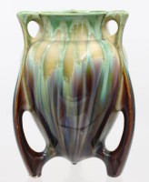 Auktion 373 / Los 9050 <br>Keramikvase wohl Belgien ? im Jugendstil