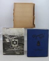 Auktion 373 / Los 7034 <br>2x Sammelalben "Olympia 1936", Band 1+2, komplett 