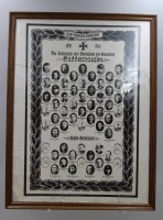 Auktion 373 / Los 7042 <br>Dies ist eine Gedenkblatt der Gefallenen und Vermissten der Gemeinde Haddenhausen im Zweiten Weltkrieg