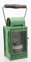 Auktion 373<br>eine  Karbidlampe der Firma Kampschulte aus Osnabr&uuml;ck,  als Eisenbahnerlampe genutzt .