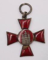 Auktion 373<br>Hanseatenkreuz aus dem Ersten Weltkrieg, 