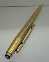 Auktion 373<br>Montblanc Kugelschreiber "Noblesse" vergoldet, Gebrauchsspuren, berieben