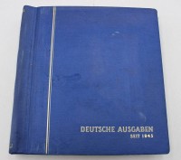 Auktion 373<br>Einsteckalbum mit einigen Marken, BRD, letzten Seiten leer