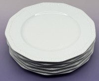 Auktion 373<br>6x gr. Platzteller "Rosenthal" Maria Weiss, D-30 cm