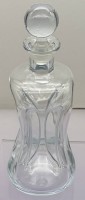 Auktion 373 / Los 10039 <br>4-fach gedr&uuml;ckte Flasche, wohl Holmegaard, H-28 cm