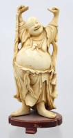 Auktion 373 / Los 15526 <br>stehender Hotei, Kunstharz, ca. H-26cm