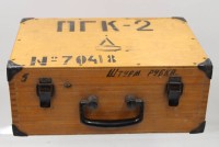Auktion 373 / Los 16070 <br>optisches Peilger&auml;t vom Typ PGK-2, wohl 60/70er Jahre, orig. Kasten, Optik klar