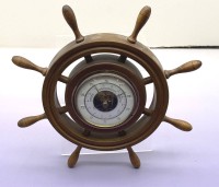 Auktion 373<br>Barometer in kl. Steuerrad, D-29 cm