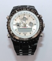 Auktion 373 / Los 2118 <br>Infantry Chrono Herrenuhr, Quartzwerk, Tragespuren, Funktion nicht gepr&uuml;ft, D-4,8cm