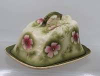 Auktion 373 / Los 9052 <br>K&auml;seglocke, Gibson &amp; Sons Ltd, florales Dekor,