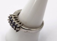 Auktion 373<br>925er Silber-Ring mit Tansanite, 4,4gr., RG 59/60
