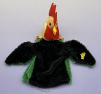 Auktion 373<br>Steiff Handpuppe "Hahn" K+F