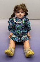 Auktion 373<br>Tortulon Puppe mit Schlafaugen, H-53 cm