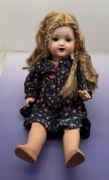 Auktion 373 / Los 12097 <br>Massepuppe "Sonneberg" 2966, H-59 cm