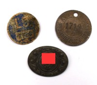 Auktion 373<br>Erinnerungsbrosche des Reichsarbeitsdienstes f&uuml;r die weibliche Jugend