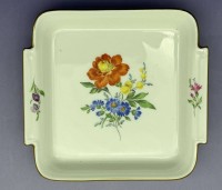 Auktion 373<br>kl. Schale "Meissen" Blumen, 1.Wahl, 10x11 cm