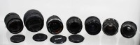 Auktion 373 / Los 14550 <br>7x Vintage-Objektiven verschiedener Marken, darunter Sigma, Pentax und Vivita, Funktionen nicht gepr&uuml;ft