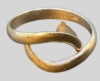 Auktion 373<br>geschwungener Silberring-925-, RG 55, 1,79 gr.