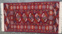 Auktion 373 / Los 13017 <br>kl. Orient-L&auml;ufer,  ca. 100x50 cm