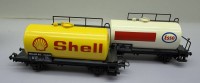 Auktion 373 / Los 12130 <br>2x div. Tankwagen, M&auml;rklin H0, Esso und Shell