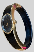 Auktion 374<br>Quartz DAU Spangenuhr "Alfex" Swiss made, wohl ungetragen,  Werk nicht gepr&uuml;ft