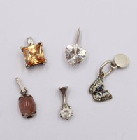 Auktion 374<br>5x div. Silber-Anh&auml;nger, zus. ca. 7,9gr., , ca. L-